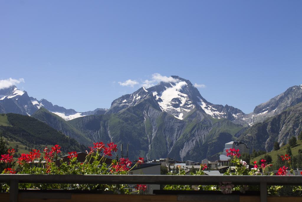 Hotel Adret Les Deux Alpes Exterior foto